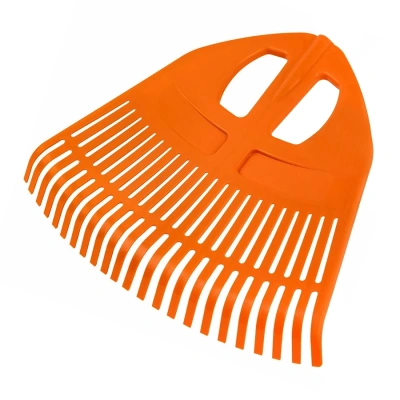 Грабли веерные пластмассовые 23 зуба 500* 430 мм, цветные, б/ч