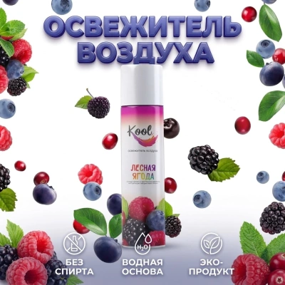 Освежитель воздуха KOOL "Лесная ягода" 300 мл, аэрозольный (24)