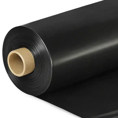 Пленка полиэтиленовая рукав 1.5 м, 200 мкм, черная, в рулоне 100 пог.м