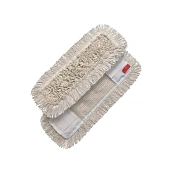 МОП насадка для швабры из хлопка 40 см петельный, карман-язык, основа хлопок (25)