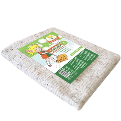 Тряпка для пола "Умничка" 70х75см, белый хлопок (20)