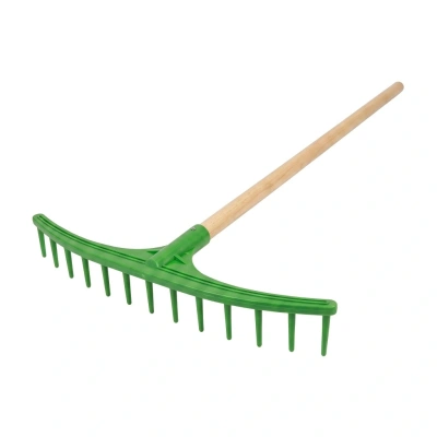 Комплект: Грабли сенные пластмассовые 13 зубьев + Черенок